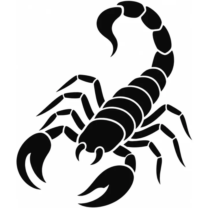 Wzór tatuażu: Skorpion sylwetka
