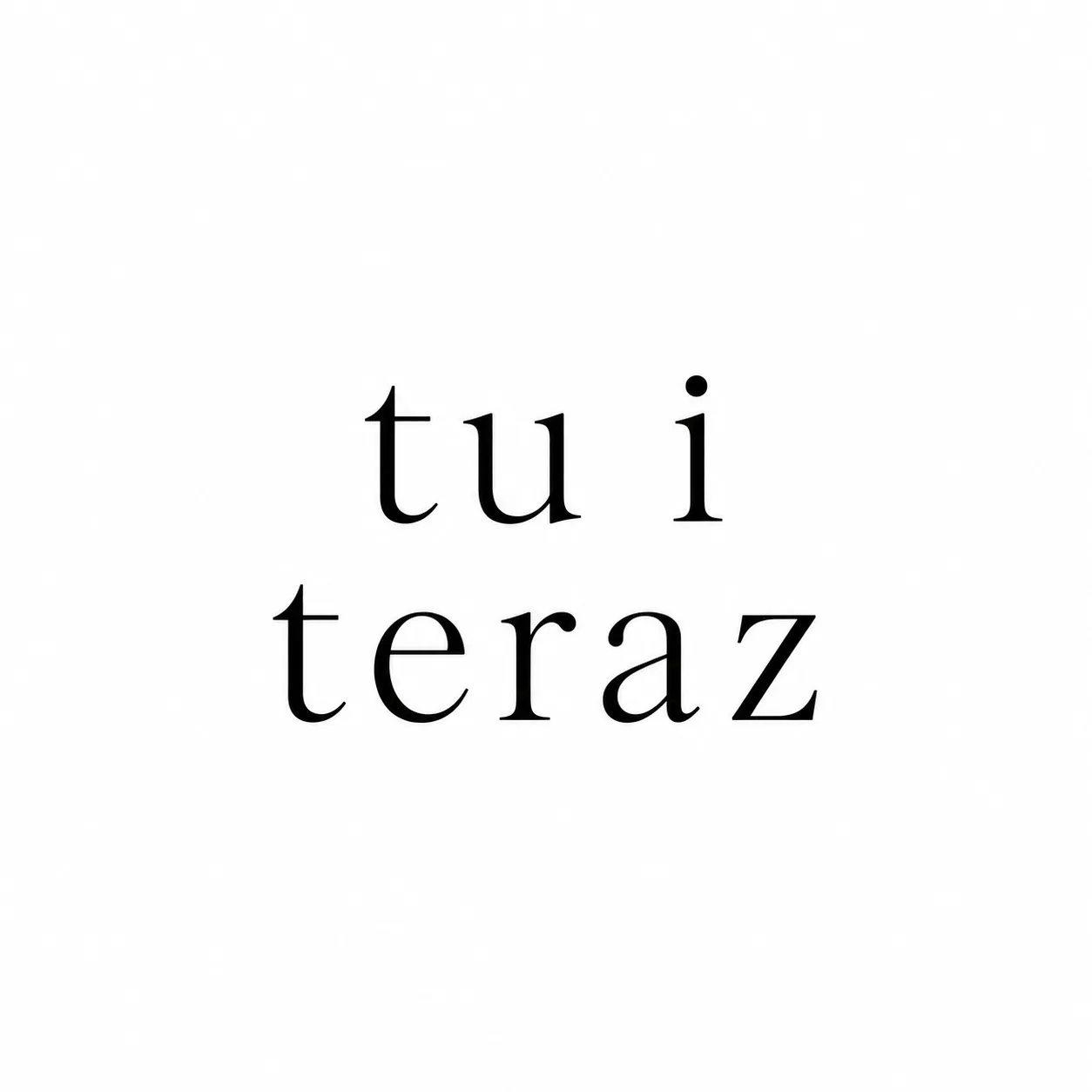 Czarny wzór tatuażu: Tu i teraz