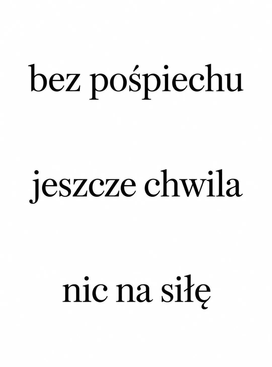 Czarny wzór tatuażu: Trzy krótkie myśli - wytnij osobno