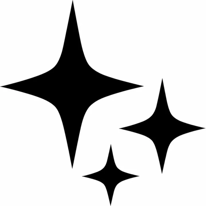 Wzór tatuażu: Sparkle stars
